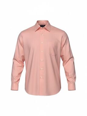 American Living Men’s Long-Sleeve Dress Shirt - Light Pink 16.5” XL